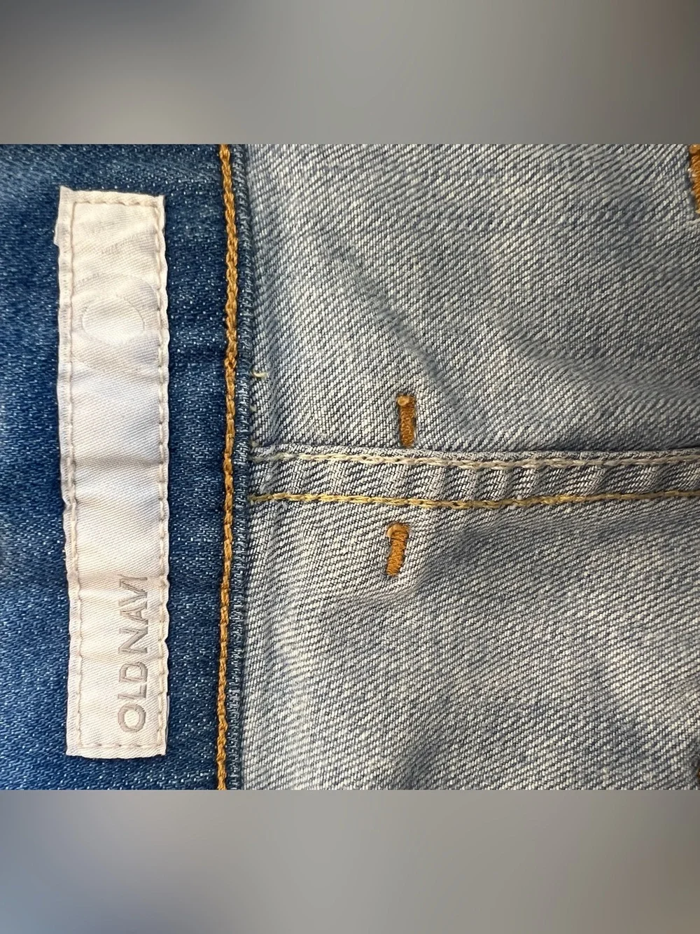 Old Navy Light Blue Denim Midi Skirt